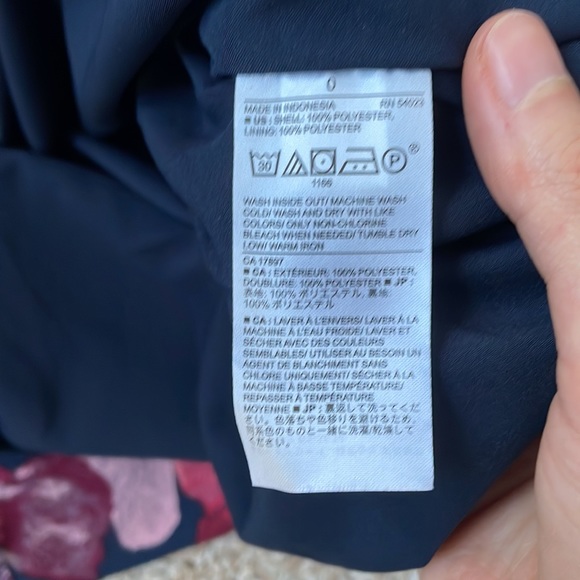 Banana Republic Floral Dress - size 0 - Picture 6 of 6